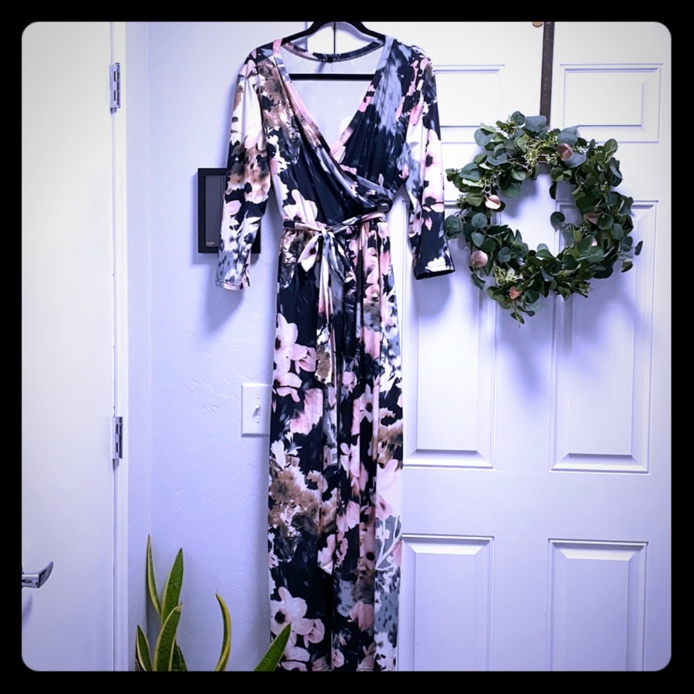 Floral maxi dress